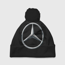 Шапка 3D c помпоном Mercedes-Benz AMG