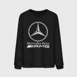 Мужской свитшот хлопок Mercedes-Benz AMG Мерседес АМГ