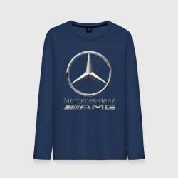 Мужской лонгслив хлопок Mercedes-Benz AMG
