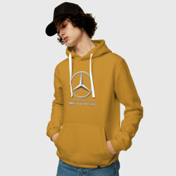 Мужская толстовка хлопок Mercedes-Benz AMG - фото 2