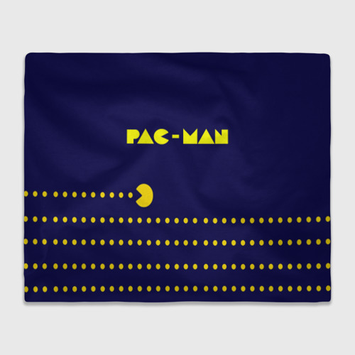Плед с принтом Pac-MAN, вид спереди №1