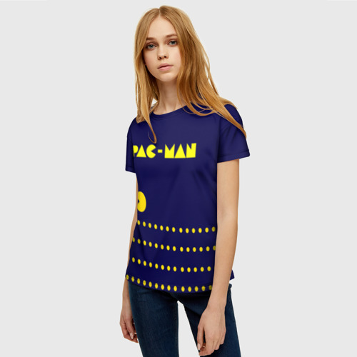 Женская футболка 3D Pac-MAN - фото 3