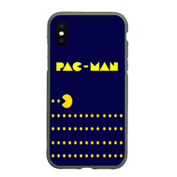 Чехол для iPhone XS Max матовый Pac-MAN