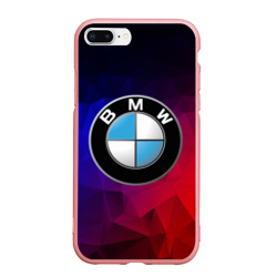 Чехол для iPhone 7Plus/8 Plus матовый BMW neon