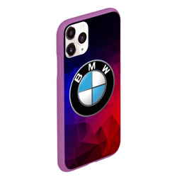 Чехол для iPhone 11 Pro Max матовый BMW neon - фото 2