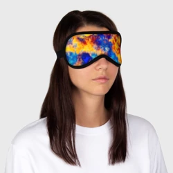 Маска для сна 3D Огненно-синий полутон - фото 2