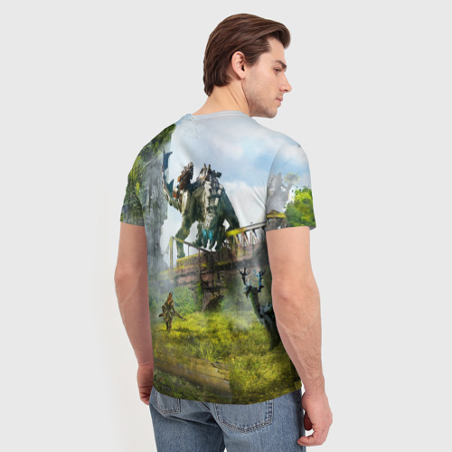 Мужская футболка 3D Horizon Zero Dawn 2020, цвет 3D печать - фото 4