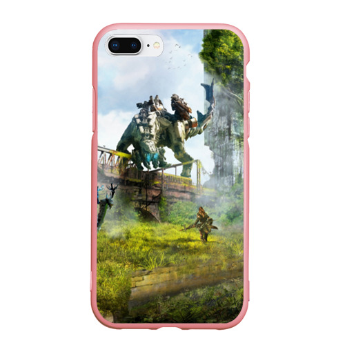 Чехол для iPhone 7Plus/8 Plus матовый Horizon Zero Dawn 2020, цвет баблгам