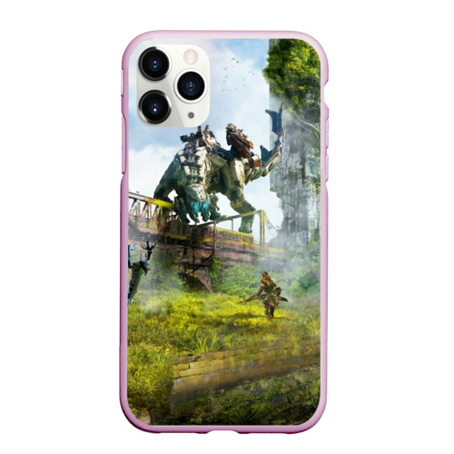 Чехол для iPhone 11 Pro матовый Horizon Zero Dawn 2020, цвет розовый