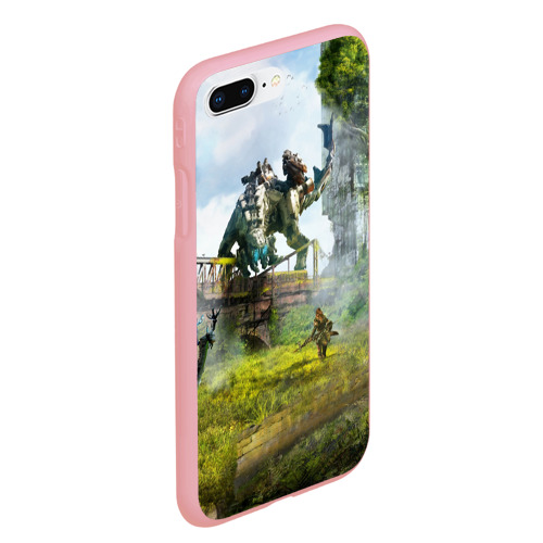 Чехол для iPhone 7Plus/8 Plus матовый Horizon Zero Dawn 2020, цвет баблгам - фото 3