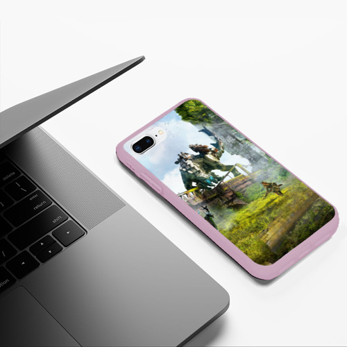 Чехол для iPhone 7Plus/8 Plus матовый Horizon Zero Dawn 2020, цвет розовый - фото 5