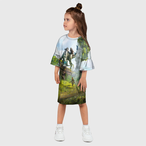 Детское платье 3D Horizon Zero Dawn 2020, цвет 3D печать - фото 3