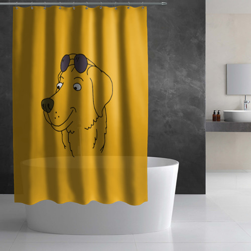 Штора 3D для ванной Mr. Peanutbutter - фото 2