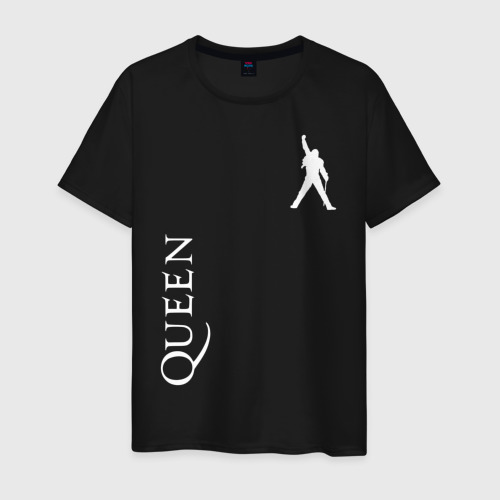 Мужская футболка хлопок с принтом Queen, вид спереди #2