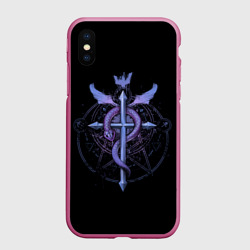 Чехол для iPhone XS Max матовый Стальной алхимик Fullmetal Alchemist