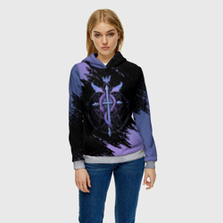 Женская толстовка 3D Стальной алхимик Fullmetal Alchemist - фото 2