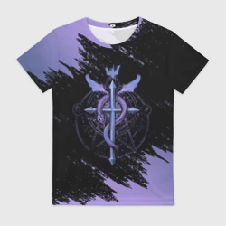 Женская футболка 3D Стальной алхимик Fullmetal Alchemist