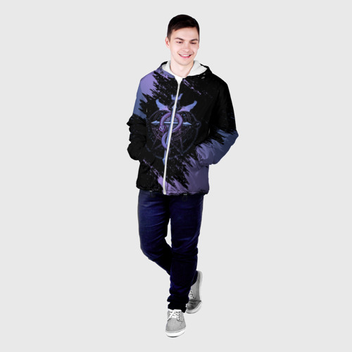 Мужская куртка 3D Стальной алхимик Fullmetal Alchemist, цвет 3D печать - фото 3