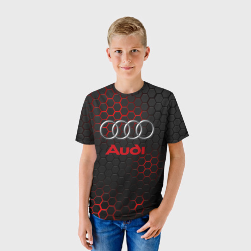 Детская футболка 3D Audi Ауди - фото 3