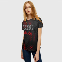 Женская футболка 3D Audi Ауди - фото 2