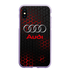 Чехол для iPhone XS Max матовый Audi Ауди