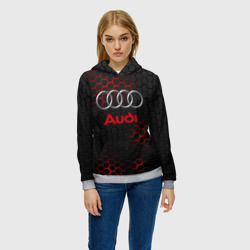 Женская толстовка 3D Audi Ауди - фото 2
