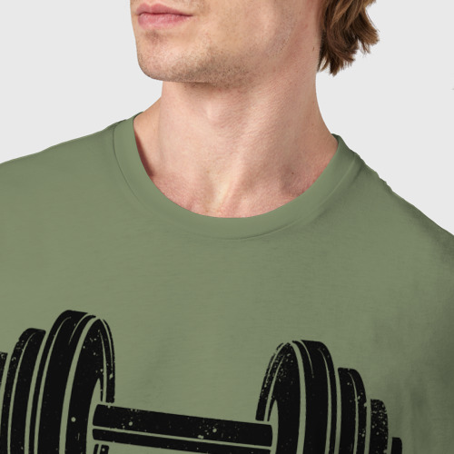 Мужская футболка хлопок с принтом Железо никогда не лжет, фото #4