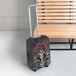 Чехол для чемодана 3D Веселый байкер - фото 2