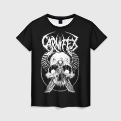 Женская футболка 3D Carnifex