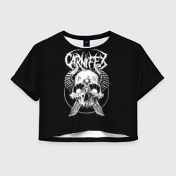 Женская футболка Crop-top 3D Carnifex