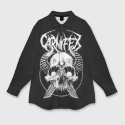 Женская рубашка oversize 3D Carnifex