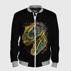 Мужской бомбер 3D Тираннозавр Рекс