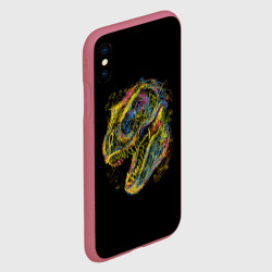 Чехол для iPhone XS Max матовый Тираннозавр Рекс - фото 2