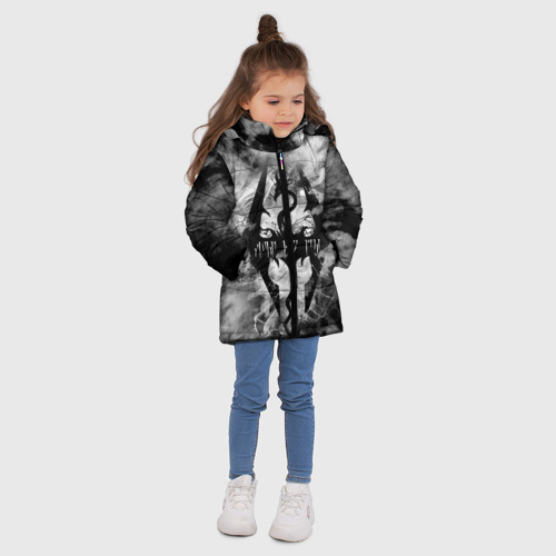 Зимняя куртка для девочек 3D The Elder Scrolls TES 5, цвет черный - фото 5
