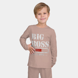 Детская пижама с лонгсливом хлопок Big Boss - фото 2