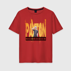 Женская футболка хлопок Oversize Payton Moormeier