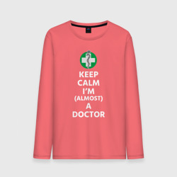 Мужской лонгслив хлопок Keep kalm I’m a Doctor