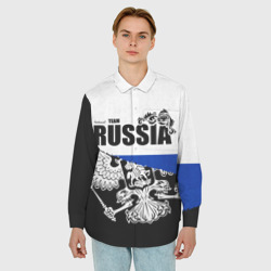 Мужская рубашка oversize 3D Russia - фото 2