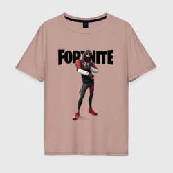 Мужская футболка хлопок Oversize Fortnite персонаж Ikonik