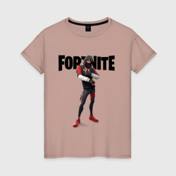 Женская футболка хлопок Fortnite персонаж Ikonik