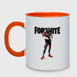 Кружка двухцветная Fortnite персонаж Ikonik