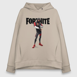 Женское худи Oversize хлопок Fortnite персонаж Ikonik