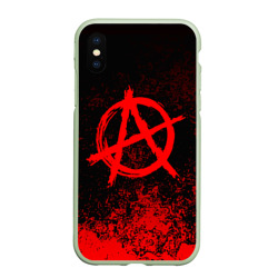 Чехол для iPhone XS Max матовый Анархия anarchy