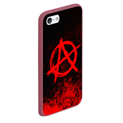 Чехол для iPhone 5/5S матовый Анархия anarchy - фото 2