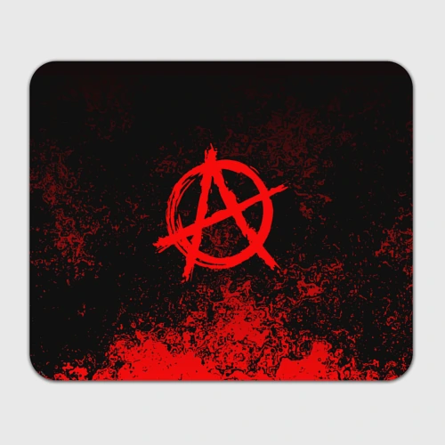 Прямоугольный коврик для мышки Анархия anarchy