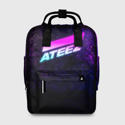Женский рюкзак 3D Ateez neon