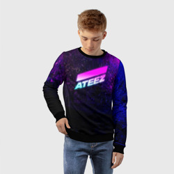 Детский свитшот 3D Ateez neon - фото 2