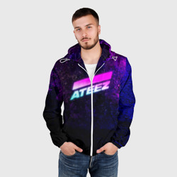 Мужская ветровка 3D Ateez neon - фото 2