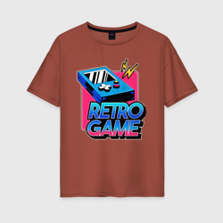 Женская футболка хлопок Oversize Retro game