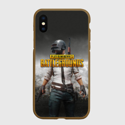 Чехол для iPhone XS Max матовый PUBG ПУБГ